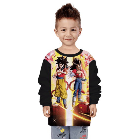 Dragon Ball Z Goku Vegeta Super Saiyan 4 Kids Sweatshirt