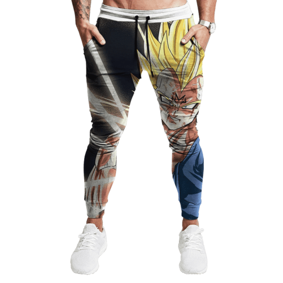 Dragon Ball Z Majin Vegeta Injured Battle Mode Dope Track Pants