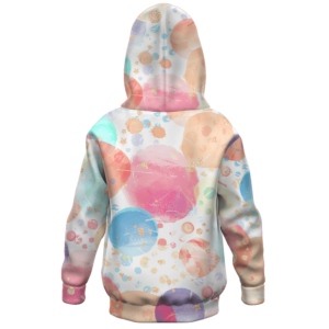 Dragon Ball Z Pan with Bee Colorful Happy Kids Hoodie - back
