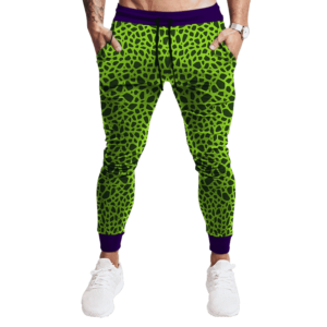 Dragon Ball Z Perfect Cell Pattern Cosplay Tracksuit Bottoms
