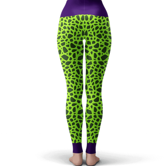 Dragon Ball Z Perfect Cell Pattern Cosplay Yoga Leggings