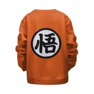 Dragon Ball Z Son Goku's Wisdom Kanji Logo Kids Sweatshirt
