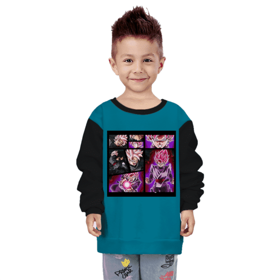 DBZ Goku Black Super Saiyan Rose Children's Sweater