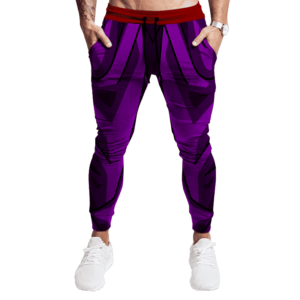 Dragon Ball Z Teen Gohan Piccolo Red Sash Cosplay Jogger Pants
