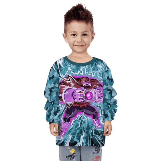Dragon Ball Z Toppo Awesome Camouflage Dokkan Art Kids Sweatshirt