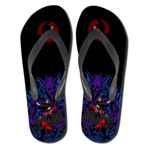 Itachi Uchiha's Susanoo Mangekyo Sharingan Black Slippers