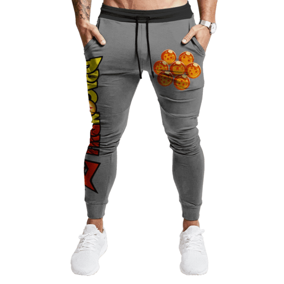 Dragon Ball Z Complete 7 Minimalist Gray Cool Stylish Sweatpants