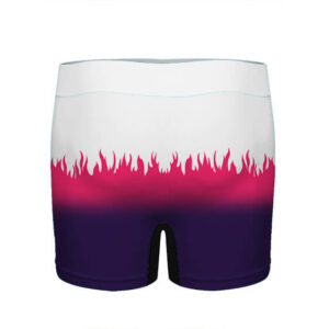 Kagaya Pink Purple Flame-Like Pattern Boxer Shorts