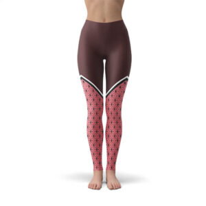 Stylized Nezuko Kamado Yukata Pattern Yoga Pants