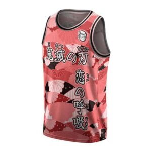 Mitsuri Kanroji Catlove Shower Pattern NBA Uniform