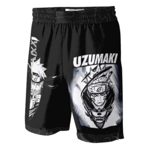 Naruto Uzumaki Ninetails Kurama Basketball Shorts