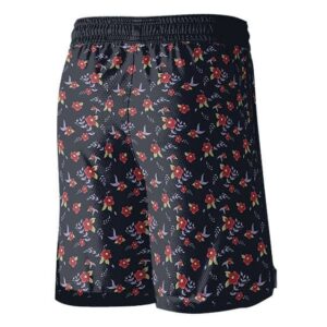 Tamayo Kimono Floral Pattern Basketball Shorts