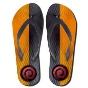 Teen Naruto Color Uzumaki Clan Symbol Flip Flops Sandals