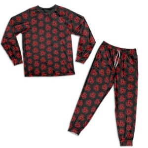 Uchiha Madara Mangekyo Sharingan Pattern Dope Pajamas Set