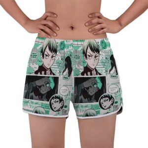 Yushiro Manga Panels Demon Slayer Women’s Shorts