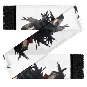 Itachi Uchiha With Crows Serene Art Naruto Wool Scarf