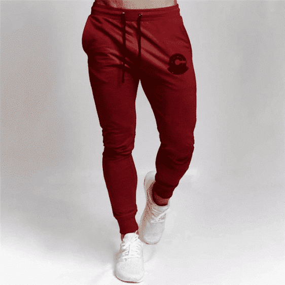 Dragon Ball Z Capsule Corp Red Training Joggers Sweatpants