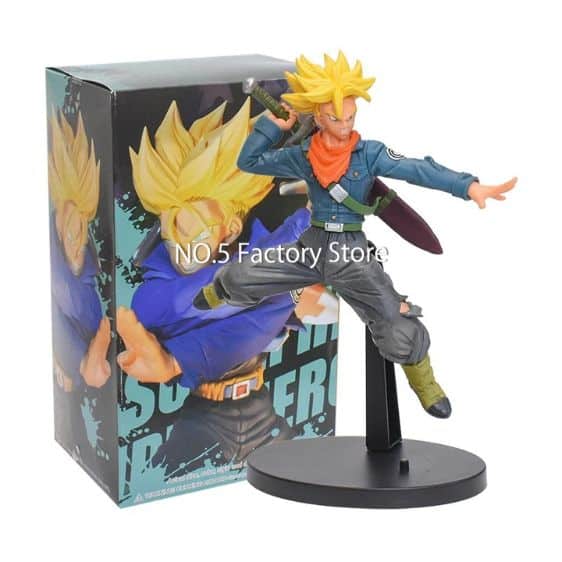 Dragon Ball Future Trunks Holding Sword Dope Action Figure